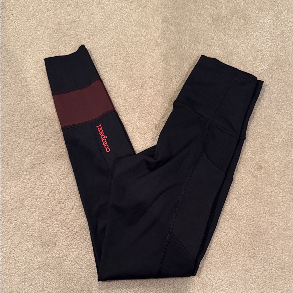 cotopaxi Black Women's Active Leggings with Logo - XS